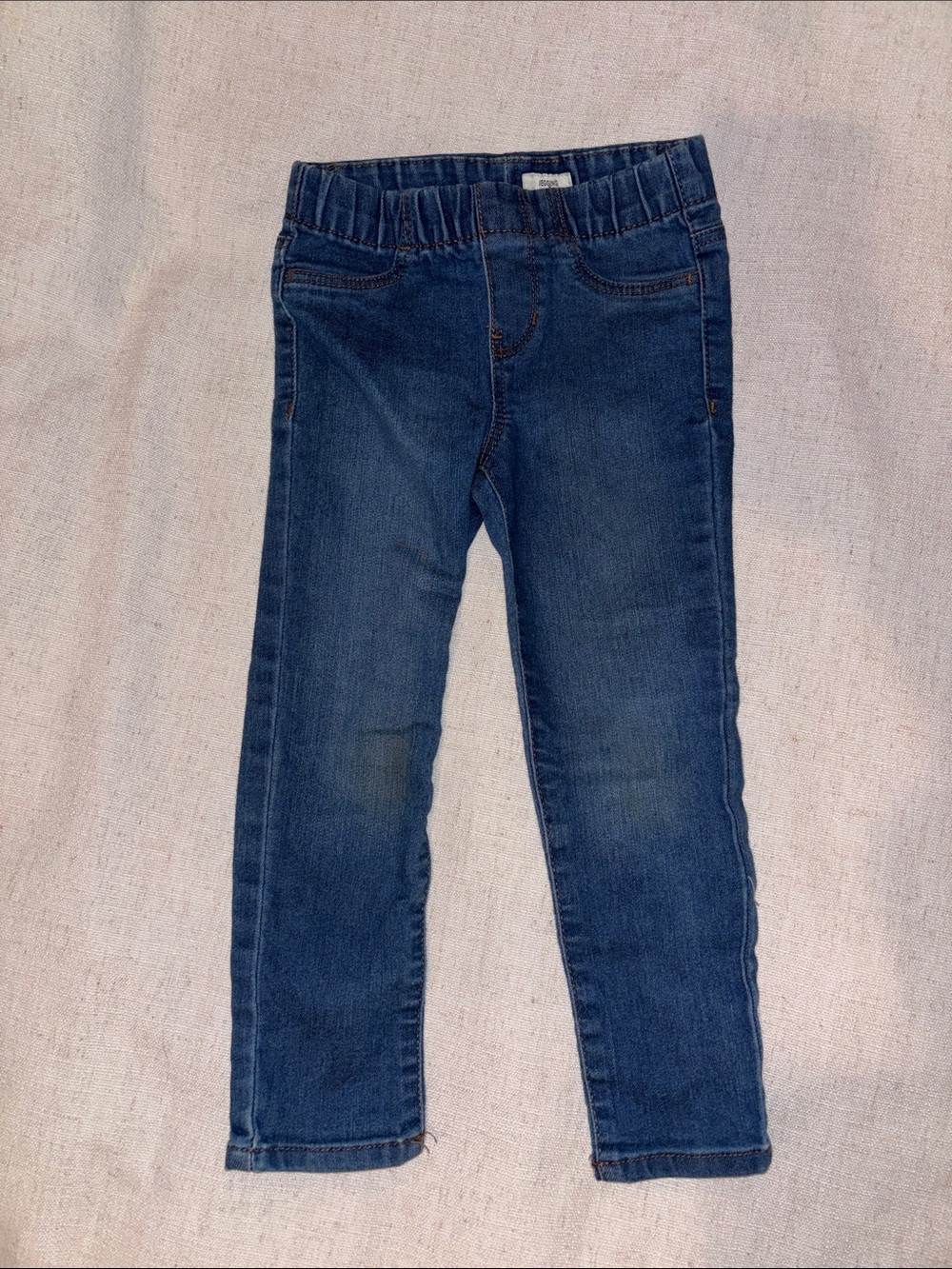 OshKosh B'gosh Kids Elastic Waist Dark Blue Stretch Jeans
